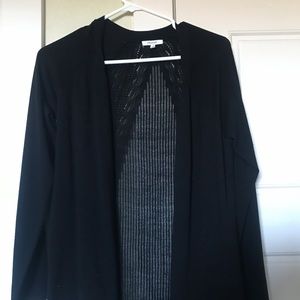 Black cardigan